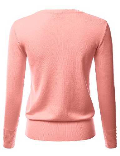 Image of LALABEE Women's V-Neck Long Sleeve Button Down Sweater Cardigan Soft Knit(S-XXL)