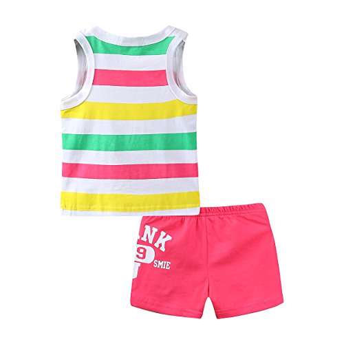 Image of Mud Kingdom Little Boys Summer Outfits Cute Cartoon Printing Tank Top Sets
