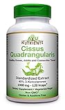 Cissus Quadrangularis Extract (40% 3-Ketosterones)120 Capsules, 1000 mg per Serving, Powerful Bone, Joint and Tendon Health Support.Made in USA.