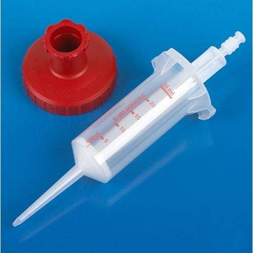 Globe Scientific 3930, Dispenser Tip for Repeat Volume Pipettors (5 Packs of 25 pcs)