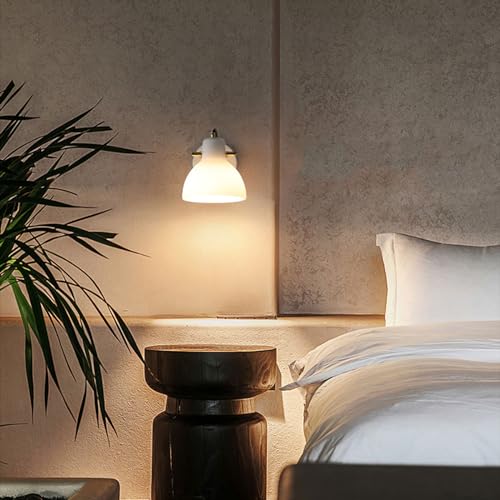 Lámpara de cabecera E26 para un dormitorio moderno con diseño minimalista de linterna 5