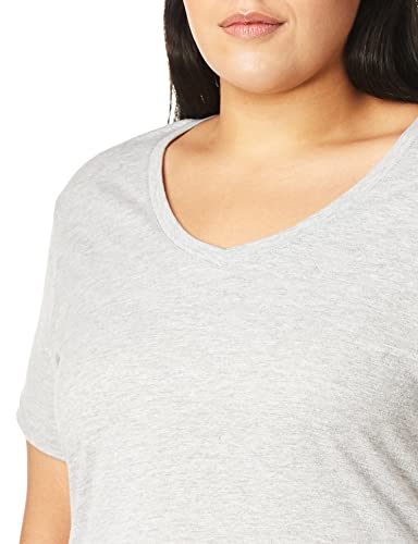 Hanes Women's X-Temp V-Neck Tee, Light Steel, Small - image 3
