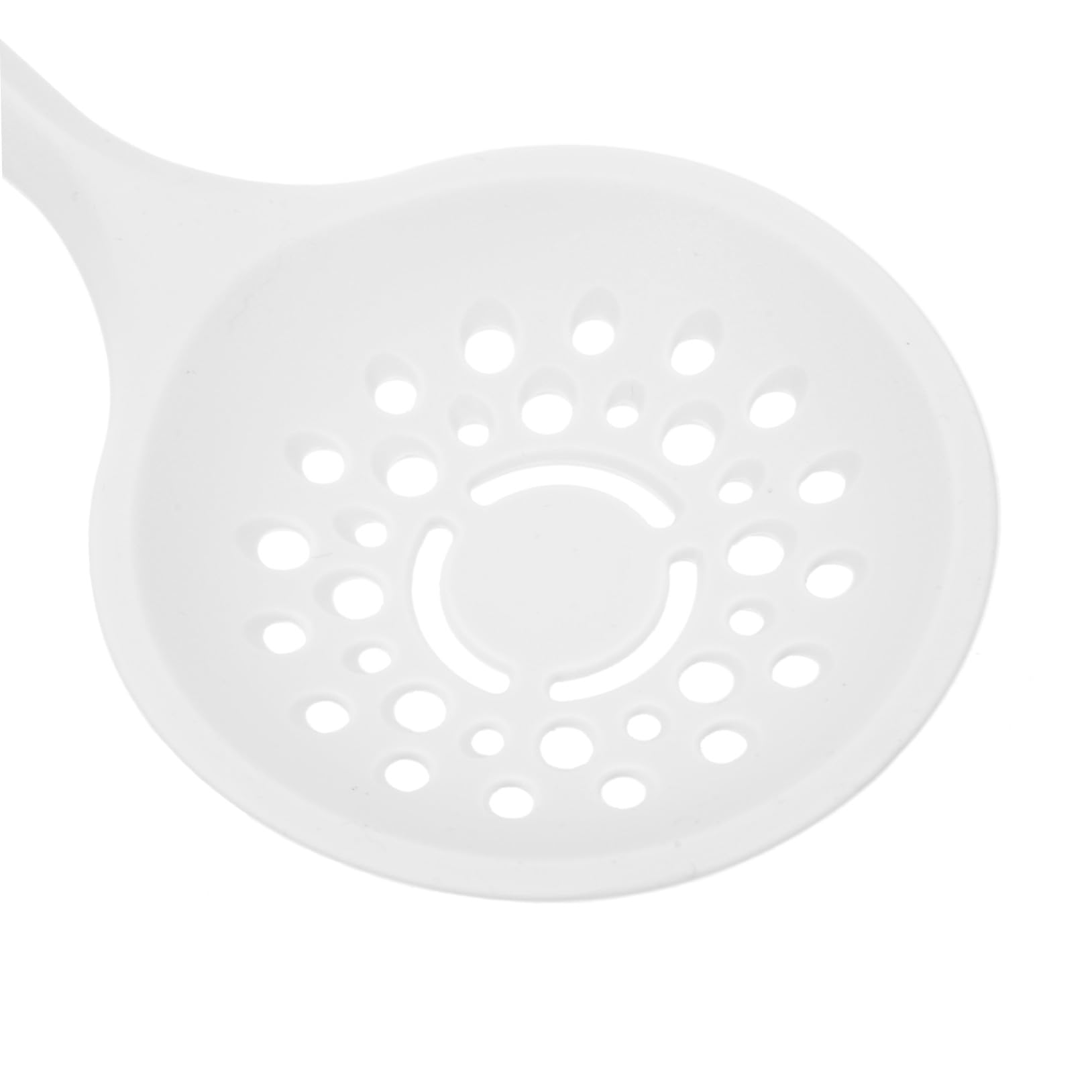 Cucchiaio Colapasta in Silicone e Legno, Forato, Resistente al Calore | Pasta e Noodles, Antiruggine e Anticorrosione, Utensile da Cucina per Scolare e Servire