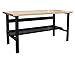Greene B-305L-1 B-Series Laminate Top, Bench with Lower Shelf, 32.5" Height, 60" Width, 30" Length