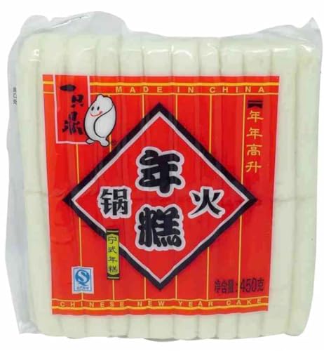 Honor Natural Rice Cake Stick 450g (Tteokbokki Topokki, Chinese, Korean) No Preservative (Pack of 1)