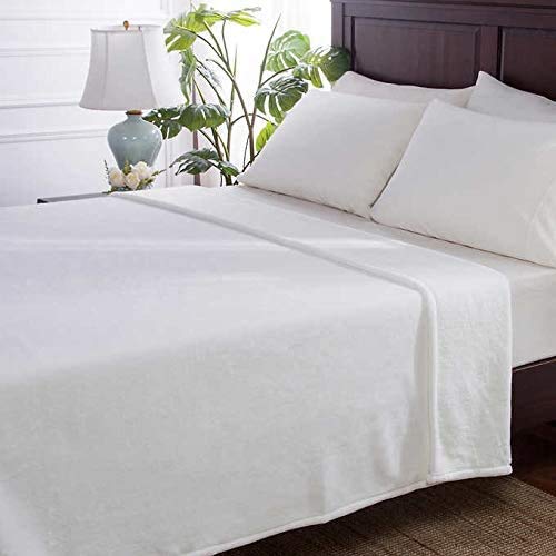 Berkshire Life LuxeLoft - Manta para cama de matrimonio, color blanco