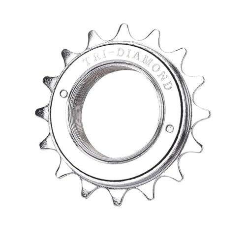 HOUSON 16T/18T Fahrrad-Freilauf für Singlespeed | 3-Fach Vernickelt & Gehärtet | 34mm Innen-Ø | Leiser Lauf | Für Citybike/Faltrad 16T