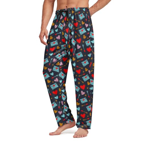 Mens Lounge Pants with Pockets Sleep Pajamas Pj Pants for Men Pjs Bottoms Casual Sleepwear3