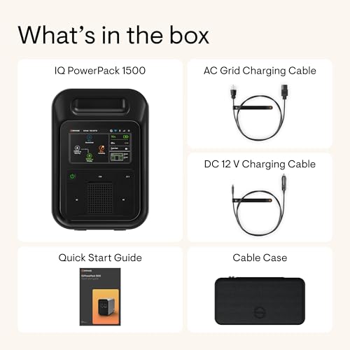 Image of Enphase IQ PowerPack 1500 Wh + 200W New Solar Panel Kit | UL 9540A Certified Solar Generator | Home Backup Power Outage | LFP Battery | IQ8 Microinverters | Enphase App | Charges in ~8 Hours