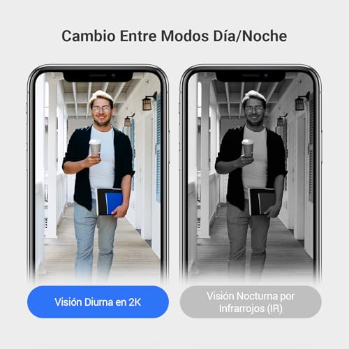 Miniatura 6 de Ezviz Kit De Timbre Con Cámara Inalámbrico Batería Recargable, 2k Video Doorbell Wifi, Detección De Personas, Audio Bidireccional, Ir Visión Nocturna, Instalación Fácil, H.265, Cp3