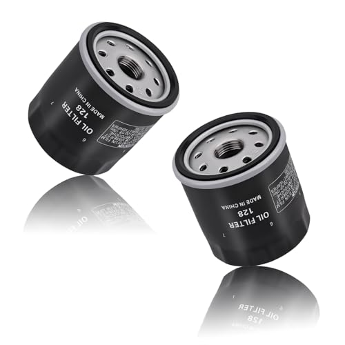 KLWZH 2PCS 49065-0724 Oil Filter 49065-7010 AM107423 for Kawasaki FX850V FX801V FJ180V FH381-721V FH601-770D FX751-FX1000V Engine Models Club Car 1016467 S-tens 120-634 49065-2071 Oil Filter (2 pcs)