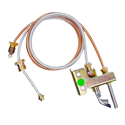 Water Heater Pilot Assembely For Tubing Natural Gas, Includes Pilot Thermocouple and Tubing Natural, 24