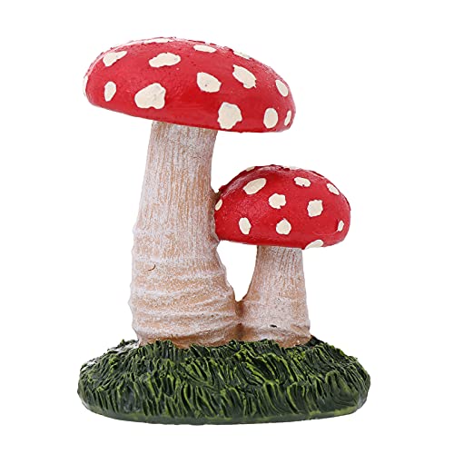 YARNOW Resin Base With Continuous Mushrooms Garden Outdoor Decoration Ornaments (Continuous Mushrooms)