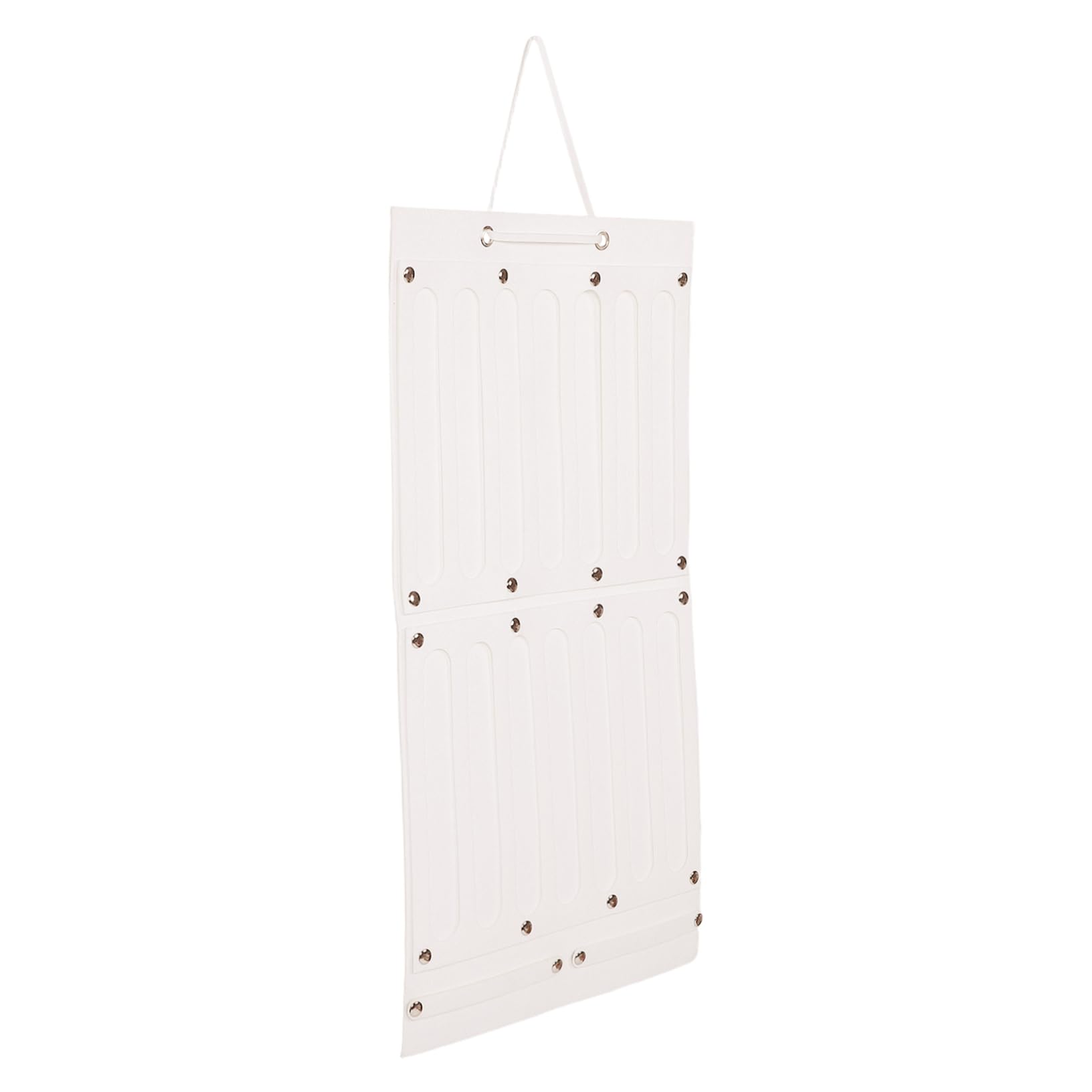 BESPORTBLE Hanging Jewelry Organizer Felt Storage Bag for Earrings Necklaces Hair Clips Beige Wall Mounted Jewelry Holder for Tidy Spaces Maximizes Storage Durable Materials