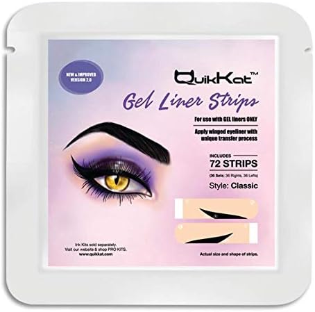 Gel Liner Strips: Classic Style 72 Count (36 Sets) Ink Sold Separately
