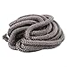 9mm 300cm Fire Rope Seal, Fiberglass Gasket For Wood Burning Stove Log Burner Door Fireplace Boiler And Industrial Oven Maintenance Dark Grey