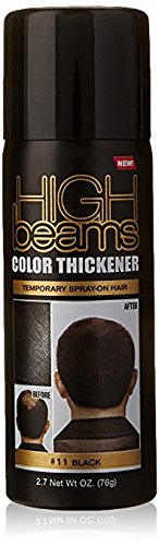 Spray temporal para cabello color negro 3 unidades miniatura 1