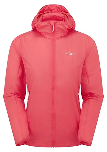 Rab Women's Vital Hoody - Ultralight Windproof Shell Jacket for Hiking, Trail Running, & Climbing