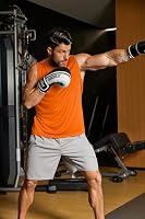 COOFANDY Sleeveless T Shirt Men Quick Dry Muscle Tank Top Orange Mesh Athletic Tanks for Men Summer Fitness Clothing XL — image 6