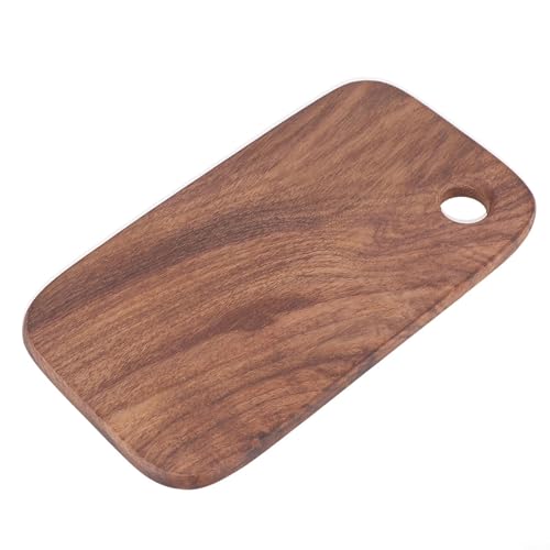 Tabla de cortar de madera hecha a mano adecuada para picnic, camping y tareas diarias de cocina (S (15.5 x 8.5 x 1))