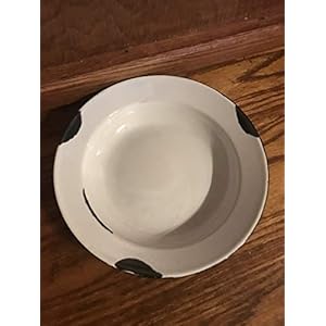 Soap plate plain white enamelware  urban country home decor