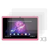 Turpro 3 Pack Ultra-thin Clear HD Screen Protector for 7