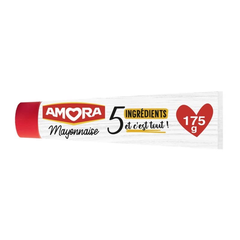 Amora mayonnaise de Dijon tube 175g pour vos pique-niques et repas d'été