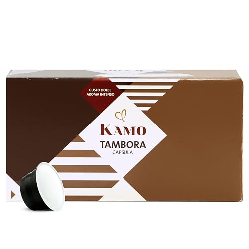 Kamo Capsule Caffè 100 pezzi Compatibile con Dolce Gusto Tambora