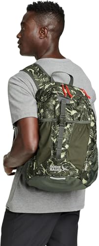 Image of Eddie Bauer Stowaway Packable Backpack | Travel | Outdoor | Lightweight | Foldable | Durable | Ripstop Polyester | 30L - Marine