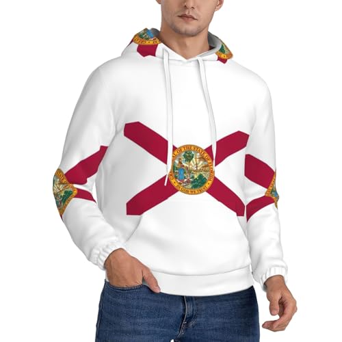 Sweat à capuche homme Floride molletonné sweat-shirt chaud