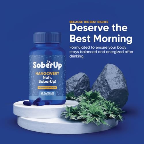 SoberUp Recovery Boost – Hydration, Electrolytes, Antioxidants, Herbal Wellness Blend – DHM, Milk Thistle, Vitamin B Complex - Supports Morning After Clarity, Energy, Rejuvenation – Vegan – 60 Count - Image 3