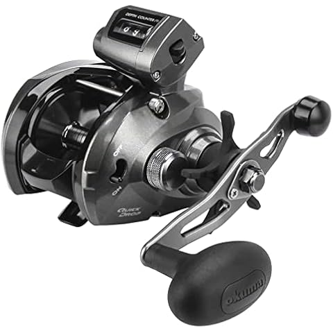 Okuma Convector Linecounter CV 163DLX - Carrete marítimo con contador de sedales y medidor de profundidad Cover
