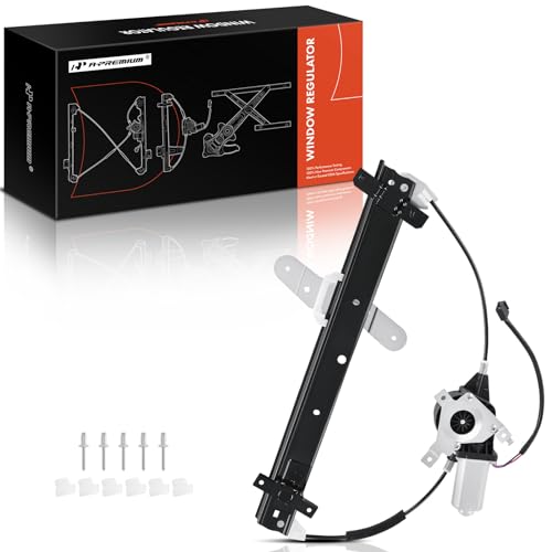 A-Premium Power Window Regulator with Motor Replacement for Ford Crown Victoria Mercury Grand Marquis 1992-2010 Front Left Driver Side
