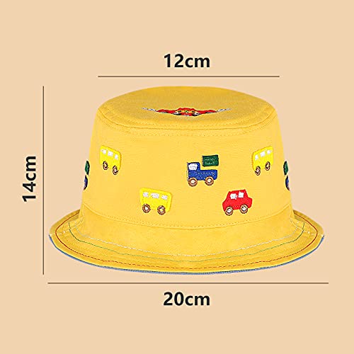 Toddler Bucket Hat Cartoon Sun Hat Foldable Floppy Beach Cap Summer Sun Protection Fishmen Cap3