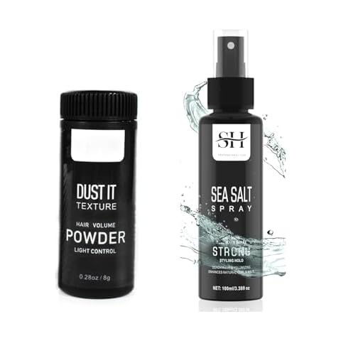 gowwim Styling Volume Powder Root Lifting Powder,Sea Salt Spray Sea Salt Texturizing Spray for Beachy Waves and Volume,Strong Hold. Cover