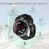 2026 Nuovo Smartwatch Uomo ECG/HRV/Lipidi/Acido Urico/Sonno/BMI,1.43"AMOLED 𝐆li𝐜e𝐦ia Orologio Fitness con Chiamate,24h Pressione Sanguigna/Temperatura Corporea/Cardiofrequenzimetro, per Android/iOS