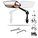 Retroviseur velo GAUCHE haute gamme | Idéal Cadeau | Compatible tous modèles Réglable 360 Rotatif | Assurer votre sécurité au quotidien (Gauche)