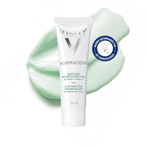 Vichy, Normaderm, Soin Anti-Âge Resurfaçant, Anti-Imperfections & Anti-Rides, Enrichi en Acide...