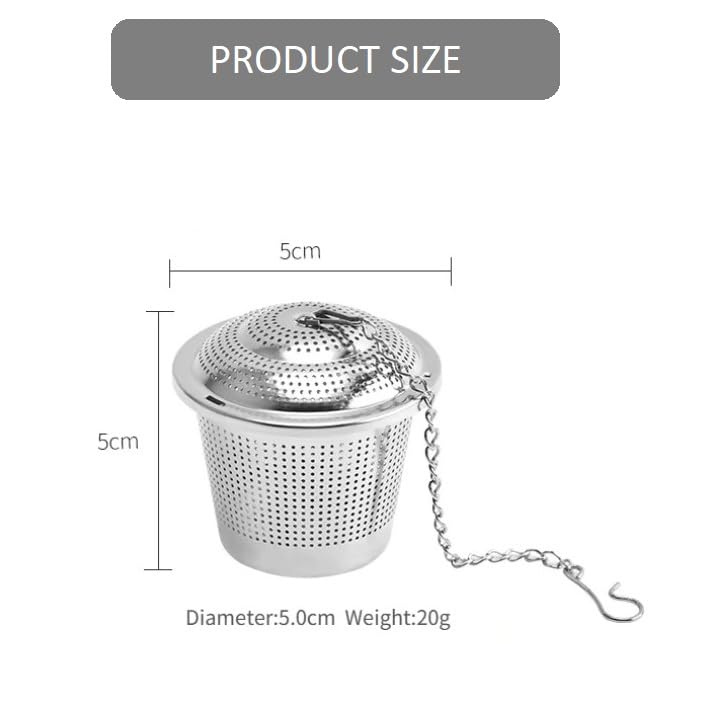 Stainless Steel Tea Infuser - Durable & Leak-Proof -2