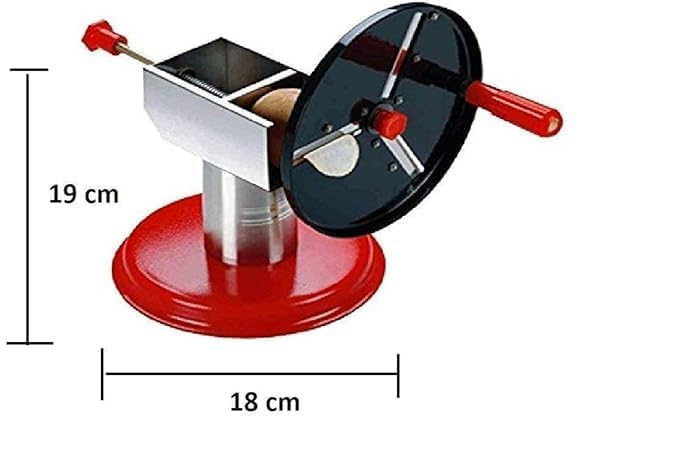 Image of Pototo Chips Maker Stainless Steel Blade, Ergonomic Handle, Home UseWafer Cutter, Wafer Maker, Vegetable Slicer, Potato Chips Slicer, Wafer Cutting Machine for Home (Stainless Steel)