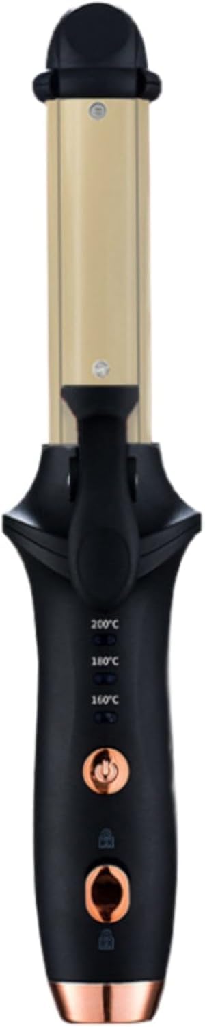 Fer à Boucler sans Fil Rechargeable par USB, Fer à Lisser, Pince à Boucler Ondulateur De Cheveux, Bigoudi pour La Coiffure Longue Ou Courte, Portable pour Les Voyages, Chauffag, Black, One Size