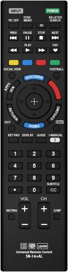 Gvirtue Universal Remote Control Compatible with SN-14