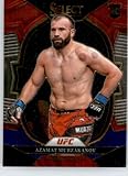 2023 Panini Select Red and Blue #20 Azamat Murzakanov Light Heavyweight Concourse RC Rookie Card Official MMA/UFC Trading Card in Raw (NM or better) Condition