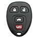 HERKIOCIO Remote Car Key Fob Cover Case Replacement fit for Buick Lucerne/Chevy Impala Monte Carlo/Cadillac DTS Keyless Entry Key Fob Shell (4 Button A)