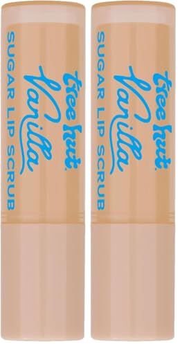 Image of Tree Hut Vanilla Lip Scrub Stick, Gentle & Nourishing Lip Exfoliator with Shea Butter, Hydrating Sugar Scrub for Smooth, Soft Lips, 12 oz (Pack of 2)