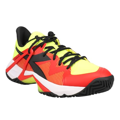 Image of Diadora Mens B.Icon 2 Ag Tennis Sneakers Shoes - Red, Yellow