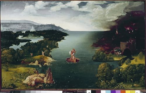 Poster art mural Joachim Patinir grand format 60x90cm décor de salon