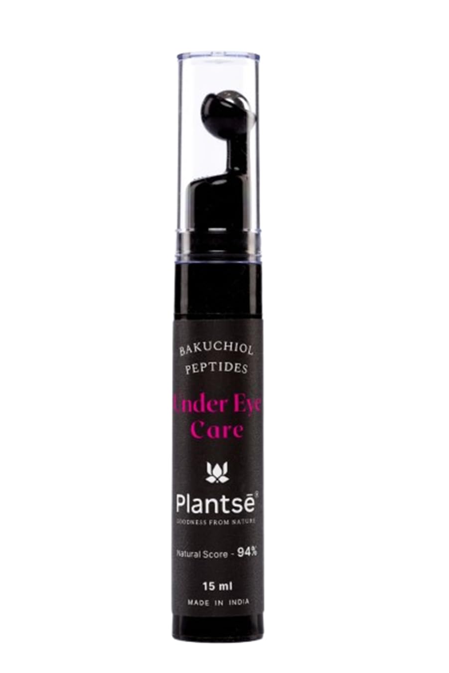 Plantsē under Eye Cream I with Bakuchiol, Peptides, and Niacinamide I Vegan, Natural I Reducing Dark Circle Puffiness & Fine Lines I with Massage Roller I for Men & Women with All Skin Type - 15ml-image-34