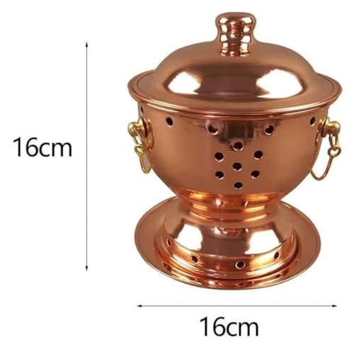 Olla caliente de cobre para hot pot 16x16 cm miniatura 2