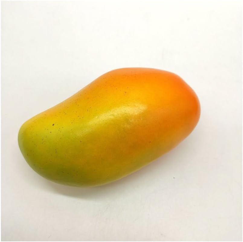 60 Pcs Realistic Artificial Foam Fruits Set - Lifelike Fake Fruits for Photography Props, Party Displays, DIY Crafts - Durable Lightweight Simulation Fruits for Home, Store Decor (Hebu Pear)
